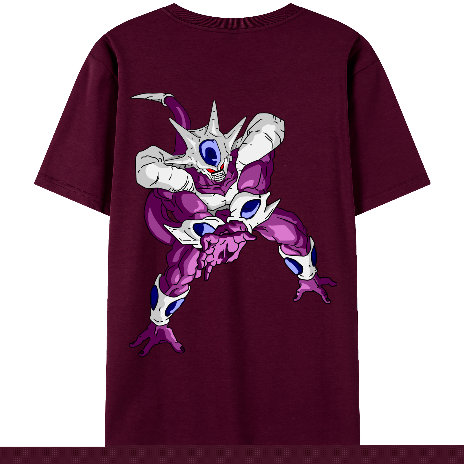 （画像用） ドラゴンボール クウラ DRAGON BALL Cooler Coora レディース半袖Tシャツ(バックプリント)
